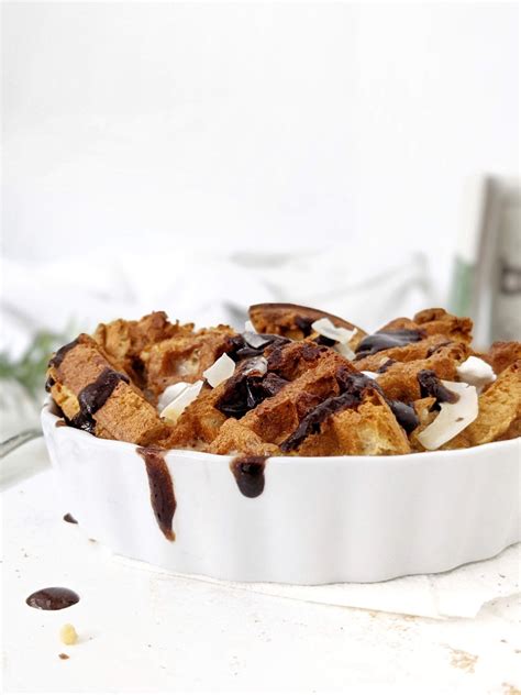 protein-waffle-bread-pudding-with-toaster-waffles-easy-hack image