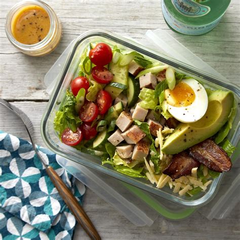 meal-prep-turkey-cobb-salad-eatingwell image