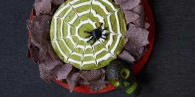 best-spider-web-guacamole-recipes-food-network image