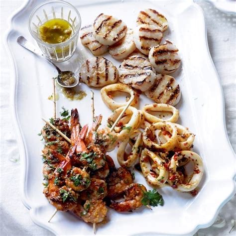 barbecued-seafood-recipe-delicious-magazine image