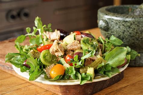 tuna-and-watercress-salad-recipe-spice image