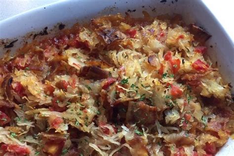 german-sauerkraut-casserole-with-bacon-and-brown image