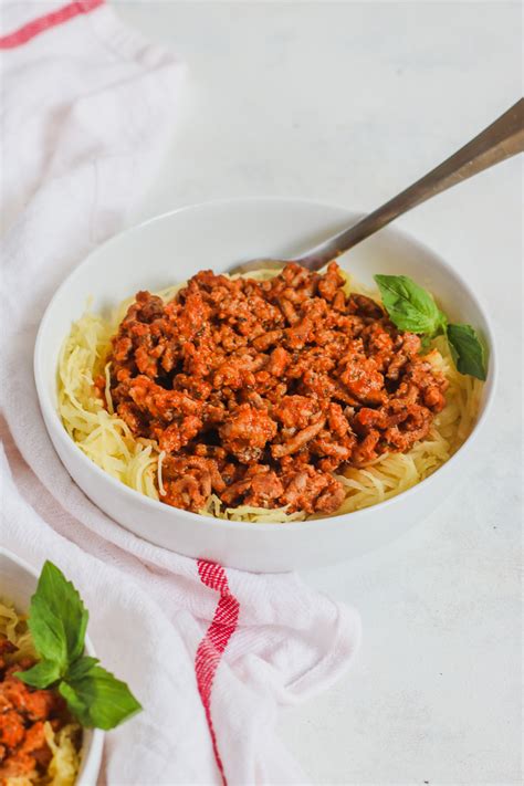 spaghetti-squash-and-ground-turkey-the-culinary image