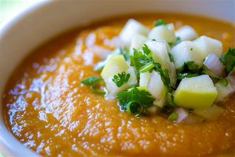 curried-sweet-potato-soup-with-apple-salsa-andrea image