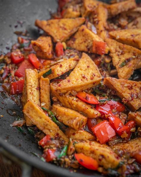 sesame-red-pepper-tofu-sarahs-vegan-kitchen image