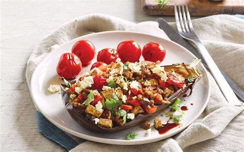 stuffed-eggplant-with-roasted-tomatoes-healthy image