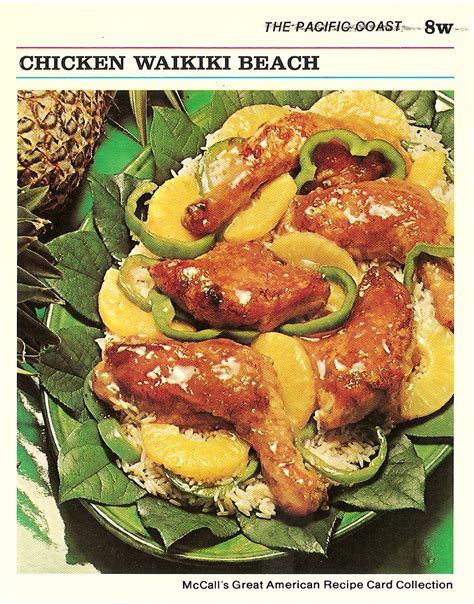 chicken-waikiki-beach-vintage-recipe-cards image