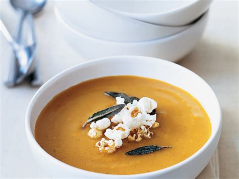 butternut-squash-soup-with-popcorn-and-sage image