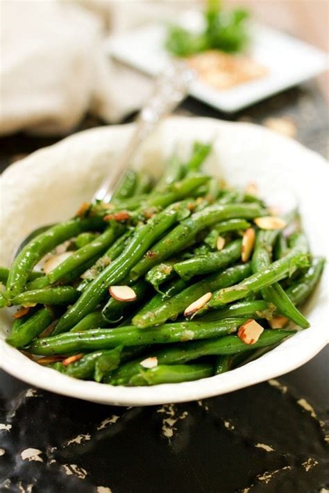 green-beans-almondine-eating-bird-food image