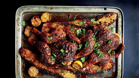 spicy-grilled-chicken-with-lemon-and-parsley-bon image