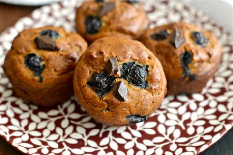 pumpkin-blueberry-cashew-chocolate-muffins-low image