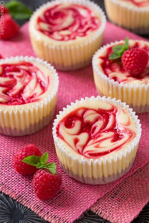 raspberry-swirled-mini-cheesecakes-cooking-classy image