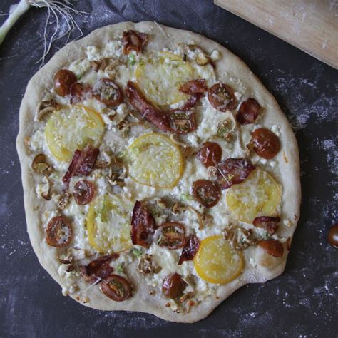 pizza-with-roasted-tomatoes-oyster-mushrooms-and image
