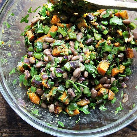 best-sweet-potato-black-bean-salad-recipe-how-to image