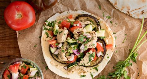 israeli-eggplant-hummus-sandwich-tofurky image