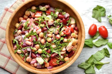three-bean-salad-wholesomelicious image