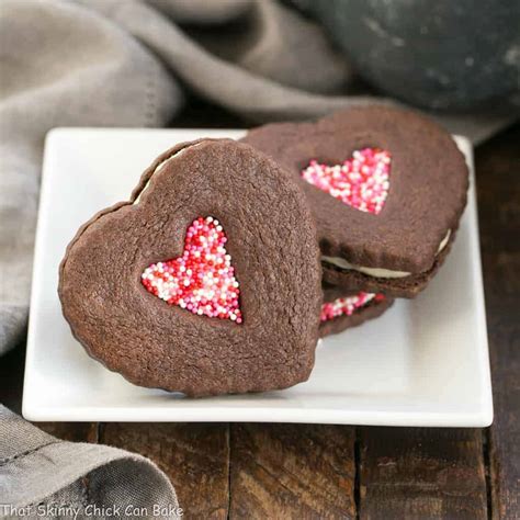 chocolate-heart-sandwich-cookies-that-skinny-chick image