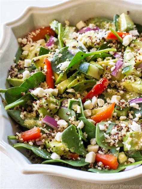 spinach-quinoa-salad-the-girl-who-ate-everything image