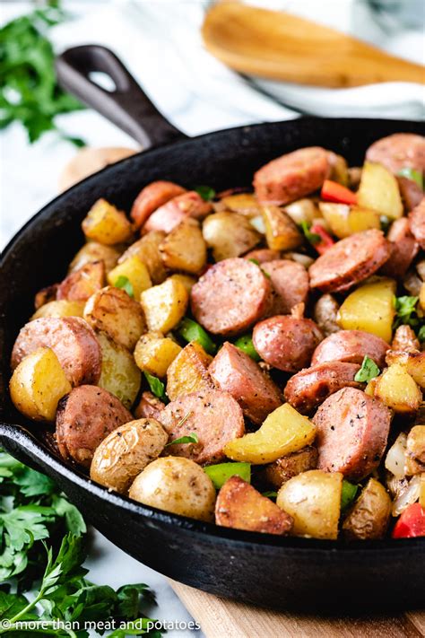 sausage-and-potatoes-skillet image
