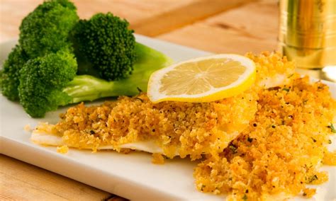 crunchy-panko-crumb-crusted-baked-fish-food-channel image