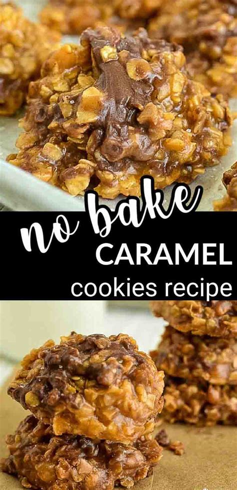no-bake-salted-caramel-cookies-pitchfork-foodie image