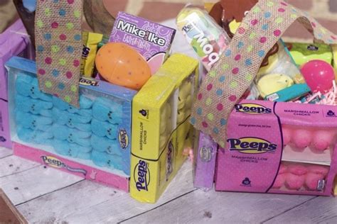 how-to-peeps-candy-diy-easter-baskets-full-tutorial image