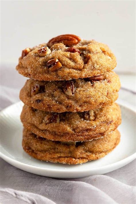 the-best-thick-and-chewy-browned-butter-pecan-cookies image