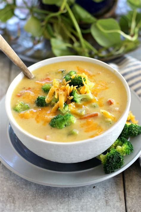 creamy-broccoli-cheese-soup-vegelicious-kitchen image
