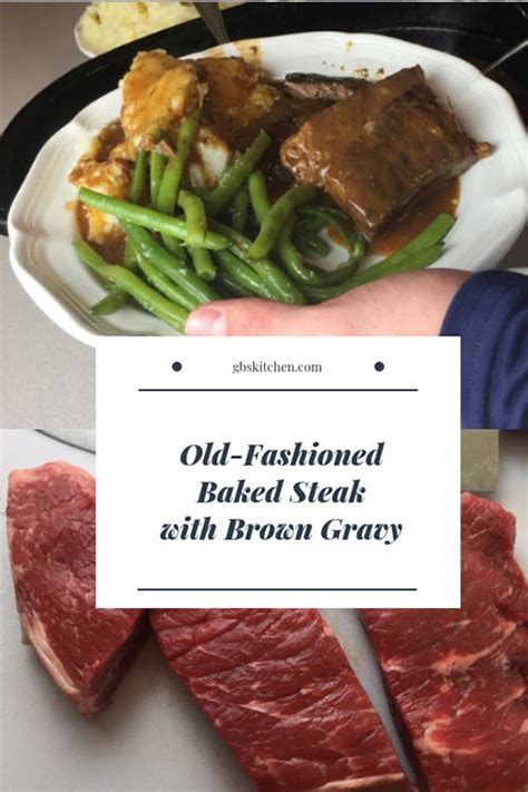 oven-baked-steak-with-brown-gravy-recipe-best image