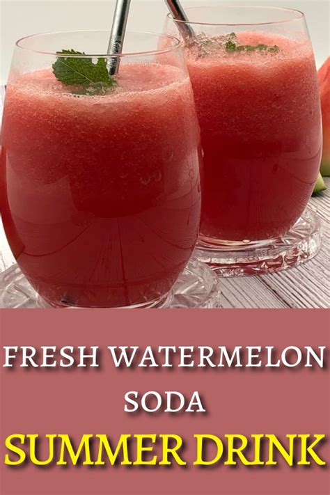 watermelon-soda-refreshing-summer-drink-culinary image