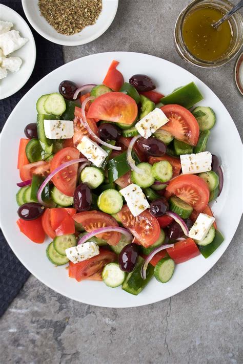 greek-village-salad-horiatiki-stephanie-kay-nutrition image