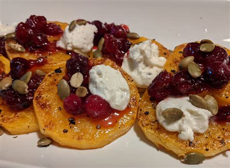 roasted-squash-with-goat-cheese-and-poached image