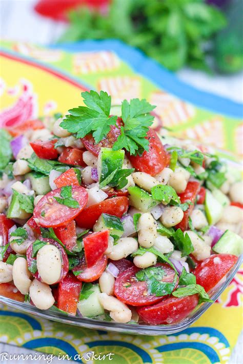 vegan-bean-salad-recipe-with-white-beans-only-8 image