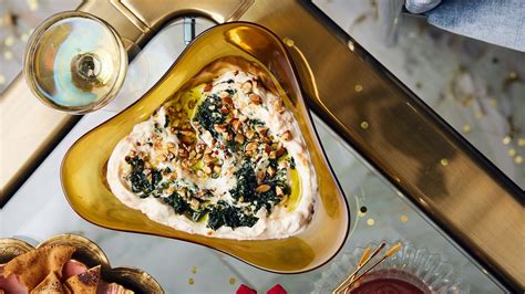garlicky-yogurt-dip-with-herb-jam-and-toasted-almonds image