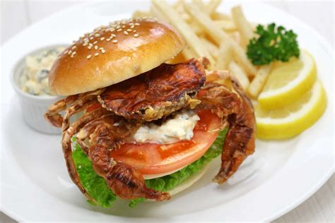 soft-shell-crab-sandwich-recipe-camerons-seafood image
