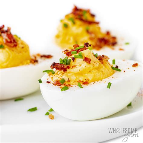 deviled-eggs-with-bacon-so-easy-wholesome-yum image