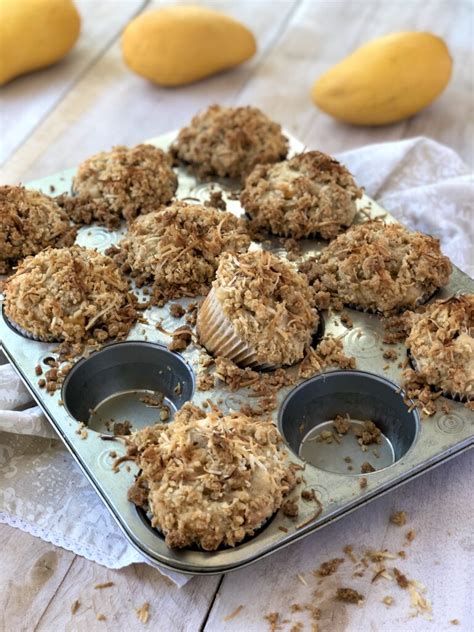 mango-coconut-streusel-muffins-the-kitchen-fairy image