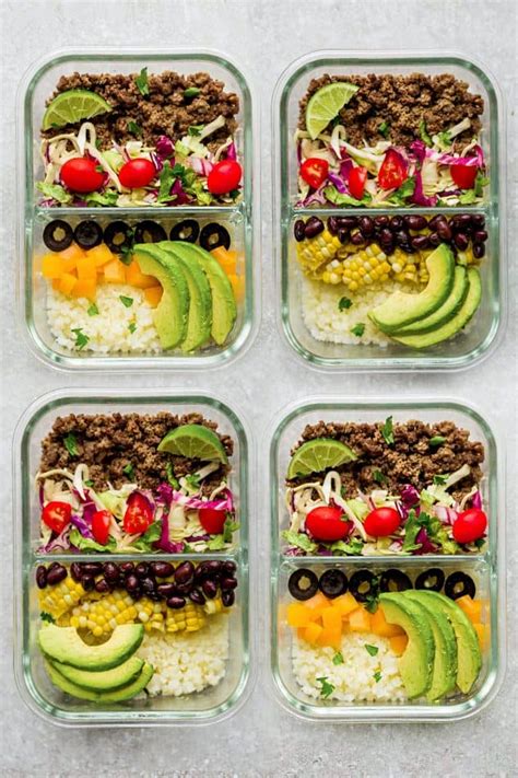 healthy-taco-bowls-best-low-carb-keto-meal-prep image