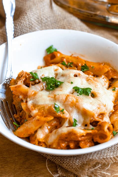 baked-mostaccioli-recipe-creamy-pasta-the-foreign image