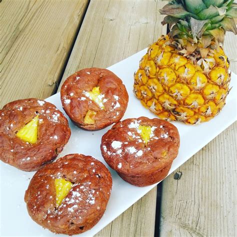 fresh-pineapple-banana-muffins-healtholution image