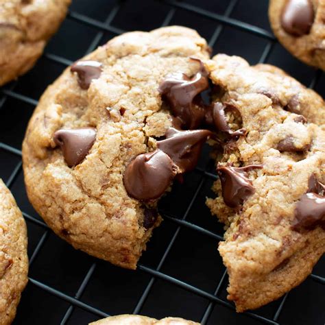 thick-and-chewy-vegan-chocolate-chip-cookies image