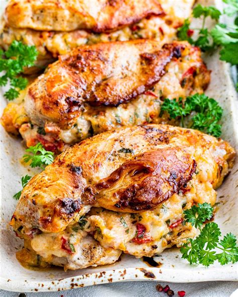 roasted-peppers-and-asiago-stuffed-chicken-breasts image