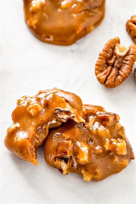 caramel-pecan-clusters-pecan-candy-recipe-the image