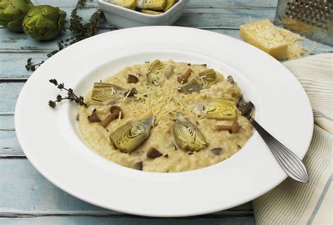full-circle-recipe-baby-artichoke-and-mushroom-risotto image