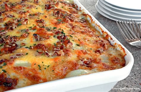 bacon-au-gratin-potatoes-recipe-everyday-dishes image