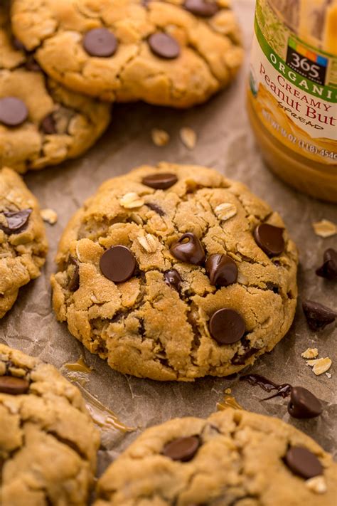 peanut-butter-oatmeal-chocolate-chip-cookies-baker image