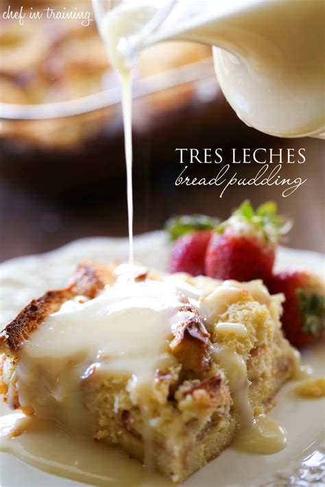 tres-leches-bread-pudding-with-vanilla-cream-sauce image