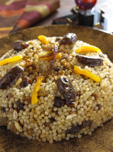 moroccan-sweet-couscous-with-dried-fruits-and-nuts image