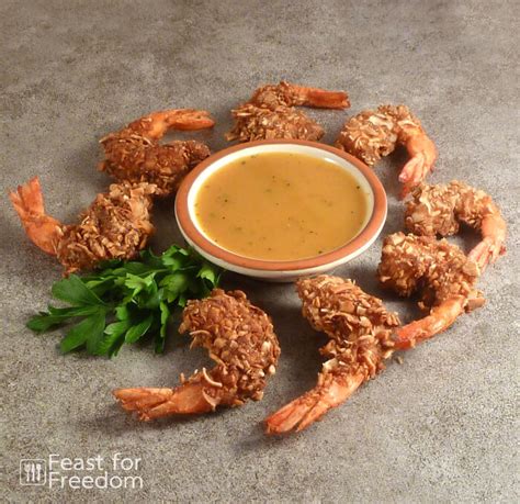 coconut-shrimp-with-honey-mustard-sauce-fish image