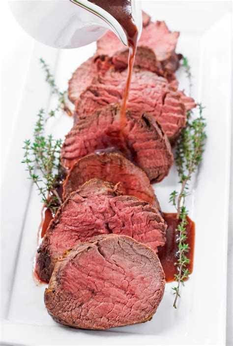 roast-beef-tenderloin-with-red-wine-sauce-cooking image